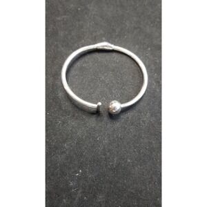 925‎ Sterling Talbots Hinged Cuff Bracelet 7 inch